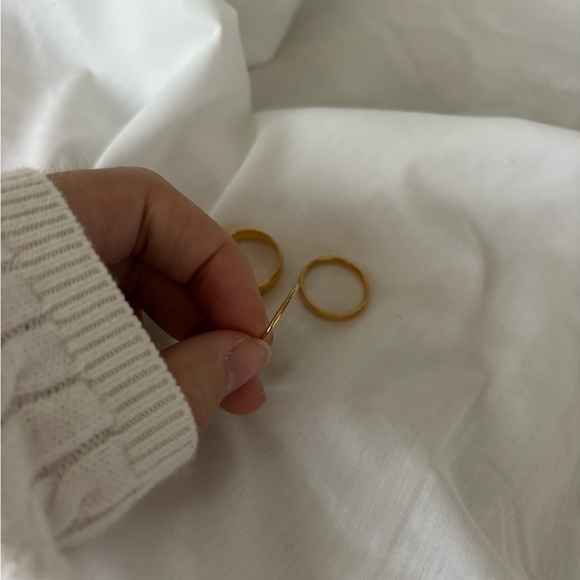 Stainless Steel Stackable Gold Rings - Picture 4 of 5